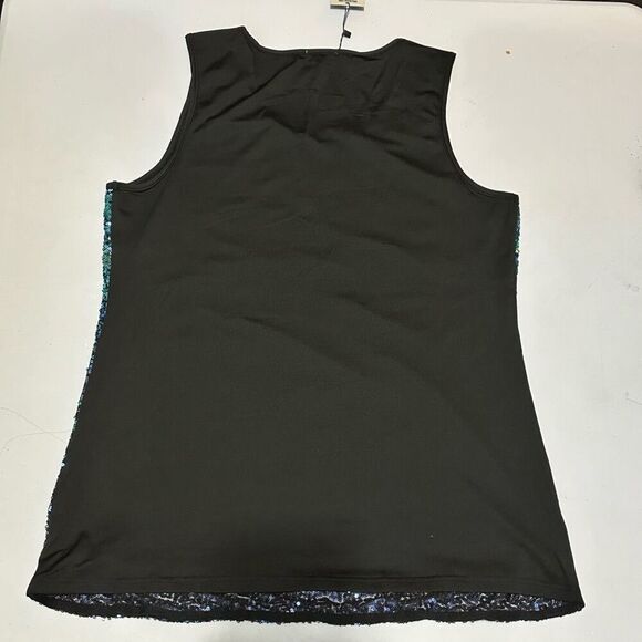 Zeagoo Blue and Teal Sequin Tank Top | Women Size XL - Picture 9 of 12